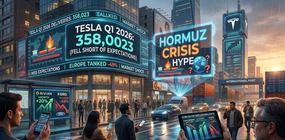 Tesla Reports Q1 2026 Delivery Miss and Negative Free Cash Flow Outlook