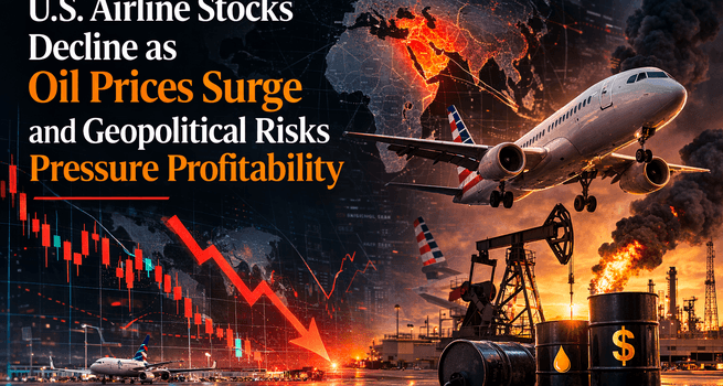 Major airline stocks tumble as Middle East conflict drives jet fuel prices to record highs