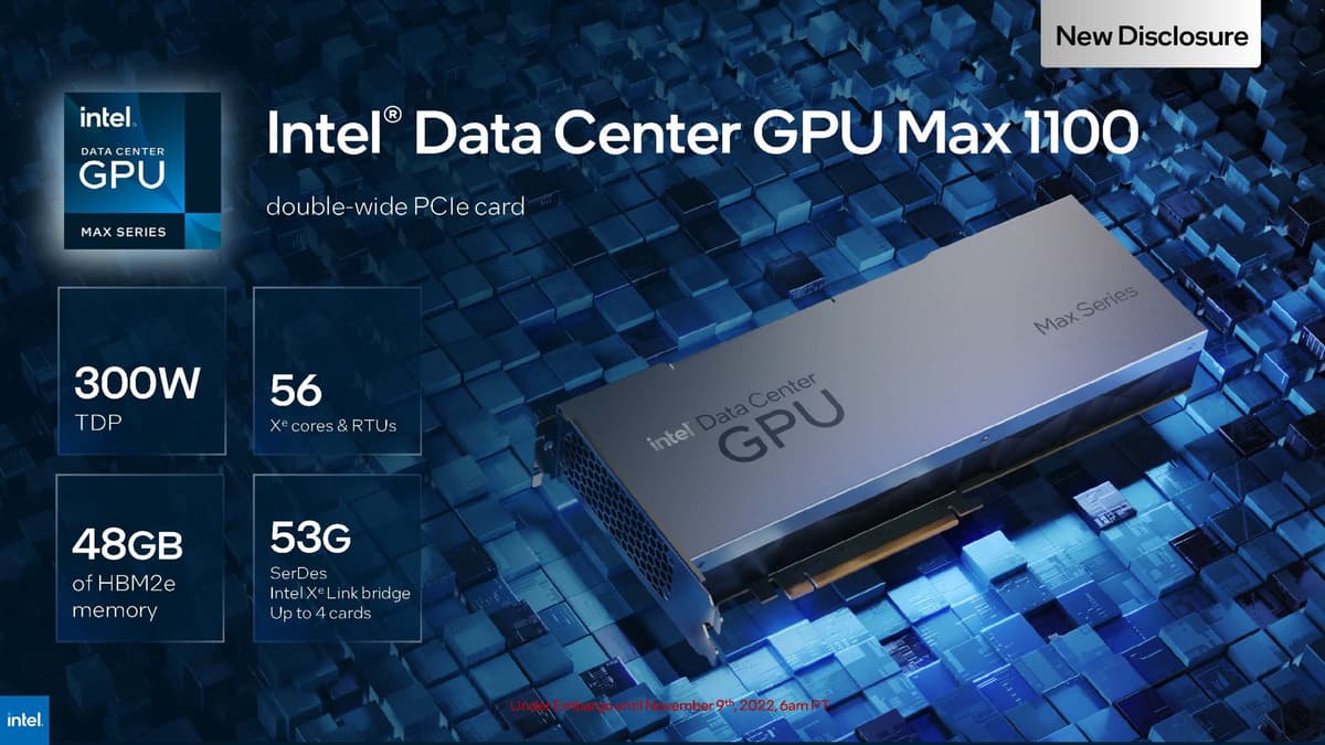 Intel Launches Data Center GPU Offensive Against Nvidia Dominance